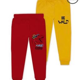 Pack of 2 Typographic Print Joggers with Elasticated Waist-picture-12