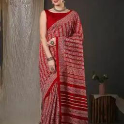 Printed Silk Saree-image-7