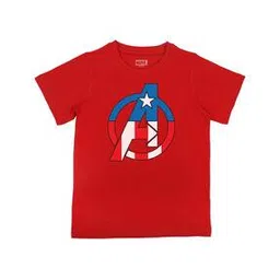 marvel by wear your mind Captain America Print Round-Neck T-shirt-picture-39