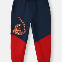 Boys Mid Rise Typographic Joggers-picture-20