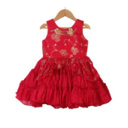 Embellished Fit and Flare Dress-image-32