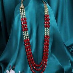 Men Gold-Plated Beaded Multistrand Chain-image-2