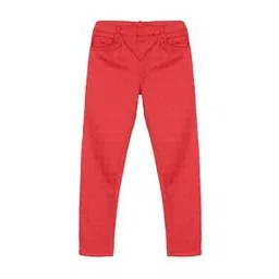 Straight Jeggings with Elasticated Waistband-image-34