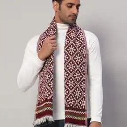 Men Wool Scarf-image-5