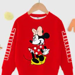 Mickey Mouse Print Crew-Neck Sweatshirt-16