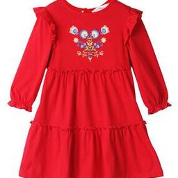 Floral Embroidered Round-Neck Top-image-52