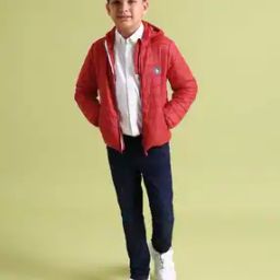 Boys Quilted Zip-Front Hooded Jacket-picture-15