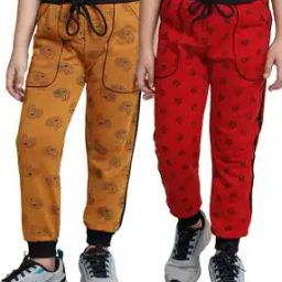Pack of 2 Printed Fitted Track Pants-11