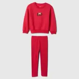 Logo Print Crew-Neck Relaxed Fit Sweatshirt & Pants Set-picture-26