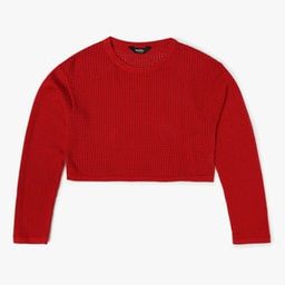 Girls Pointelle Knit Top-image-48