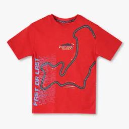 Girls Graphic Print Relaxed Fit Crew-Neck T-Shirt-image-8