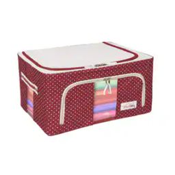 Polka-Dot Print Storage Box-17