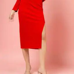 Women Pencil Skirt with Side Slit-picture-38