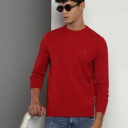 Men Patterned 1985 Regular Fit Organic Cotton Crew-Neck Sweatshirt-image-34