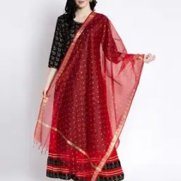 Printed Silk Dupatta-12