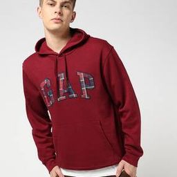 Men Heritage Logo Fleece Hooded Sweatshirt-picture-34