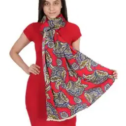 Women Floral Print Stole-image-54