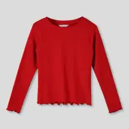 Ribbed Full Sleeve T-Shirt-image-12