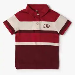 Boys Striped Relaxed Fit Cotton Polo T-Shirt-picture-17
