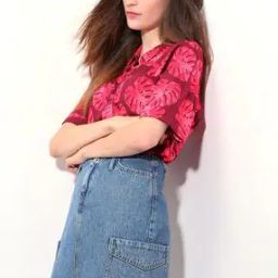 Women Leaf Print Regular Fit Shirt-image-14