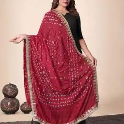 Women Printed Chiffon Dupatta-19
