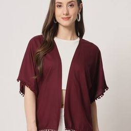 Women Relaxed Fit Shrug-19