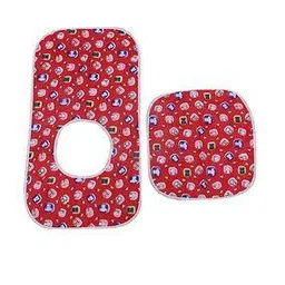Waterproof Baby Apron with Baby Food Mat-image-3