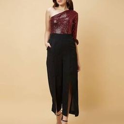 Women Embellished Jumpsuit with Insert Pockets-picture-2