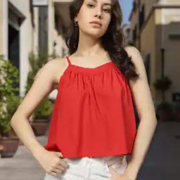 Women Loose Fit Strappy Top-picture-25