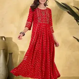 Floral Fit and Flare Dress-image-8