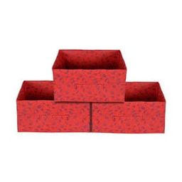 Pack of 3 Floral Print Drawer Storage Organizer-44