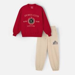 Embroidery Pants & T-shirt Set-image-57