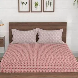 Morning Glory Cotton Fitted Bedsheet-image-32