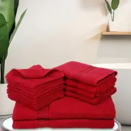 Set of 14 Quick-Dry Cotton Towels-image-14