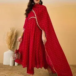 kvs fab Lace Flared Kurta Set-picture-26