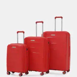 Men Pack of 3 Striped Luggage Sets-image-35