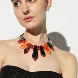 Necklace red fs-31