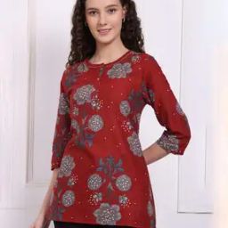 Women Relaxed Fit Floral Print Top-picture-22