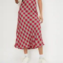 max Women Checked Straight Skirt-picture-24