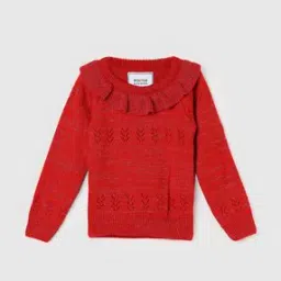 Girls Shimmered Sweatshirt with Ruffled-Neck-picture-27