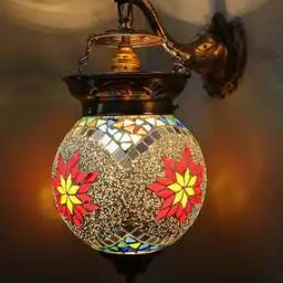 Turkish Mosaic Wall Lamp-image-4