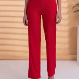 Mid-Rise Trousers with Insert Pockets-image-4