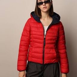 only Women Regular Fit Puffer Jacket with Slip Pockets-picture-14