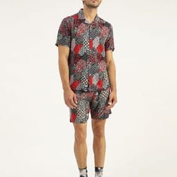 Men Abstract Relaxed Fit Shirt-image-53