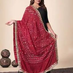 Women Bandhani Print Dupatta-image-39
