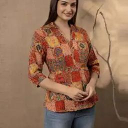 Women Printed Regular Fit Top-image-50