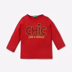 united colors of benetton Typographic Print Crew-Neck T-Shirt-picture-19