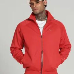 Men Relaxed Fit Track Jacket-image-46