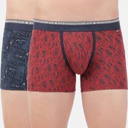 Pack of 2 Printed Trunks with Elasticated Waistband-picture-10