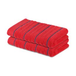Set of 2 550 GSM Cotton Terry Hand Towels 23" x 15"-1